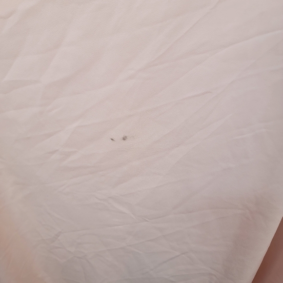 Lulus Sz 2 Maxi Dress Blush V-Neck Under Bust Embellished Corset Back Gown Slit - Picture 5 of 11